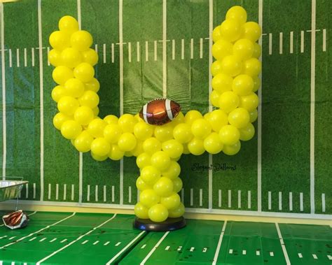 football themed balloons